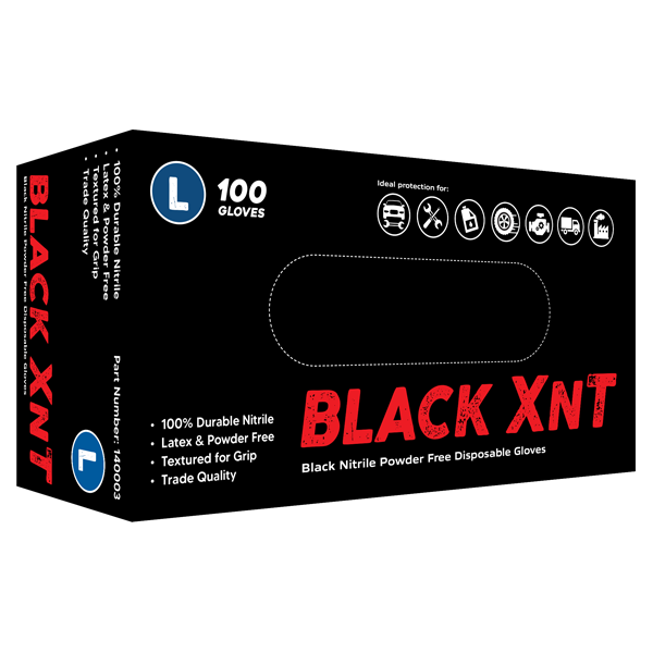 Black XnT Nitrile Disposable